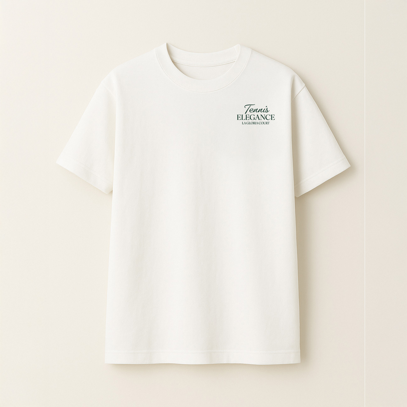 Camiseta unisex blanca relaxed cut - Imagen 4