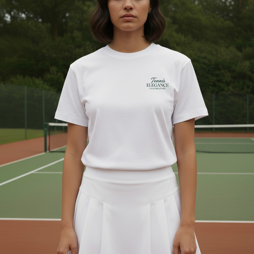 Camiseta unisex blanca relaxed cut - Imagen 2