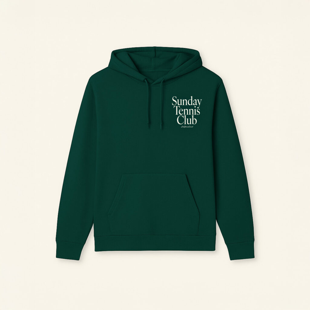 Sudadera unisex verde oscuro
