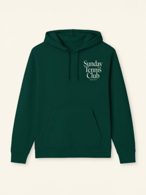 Sudadera unisex verde oscuro